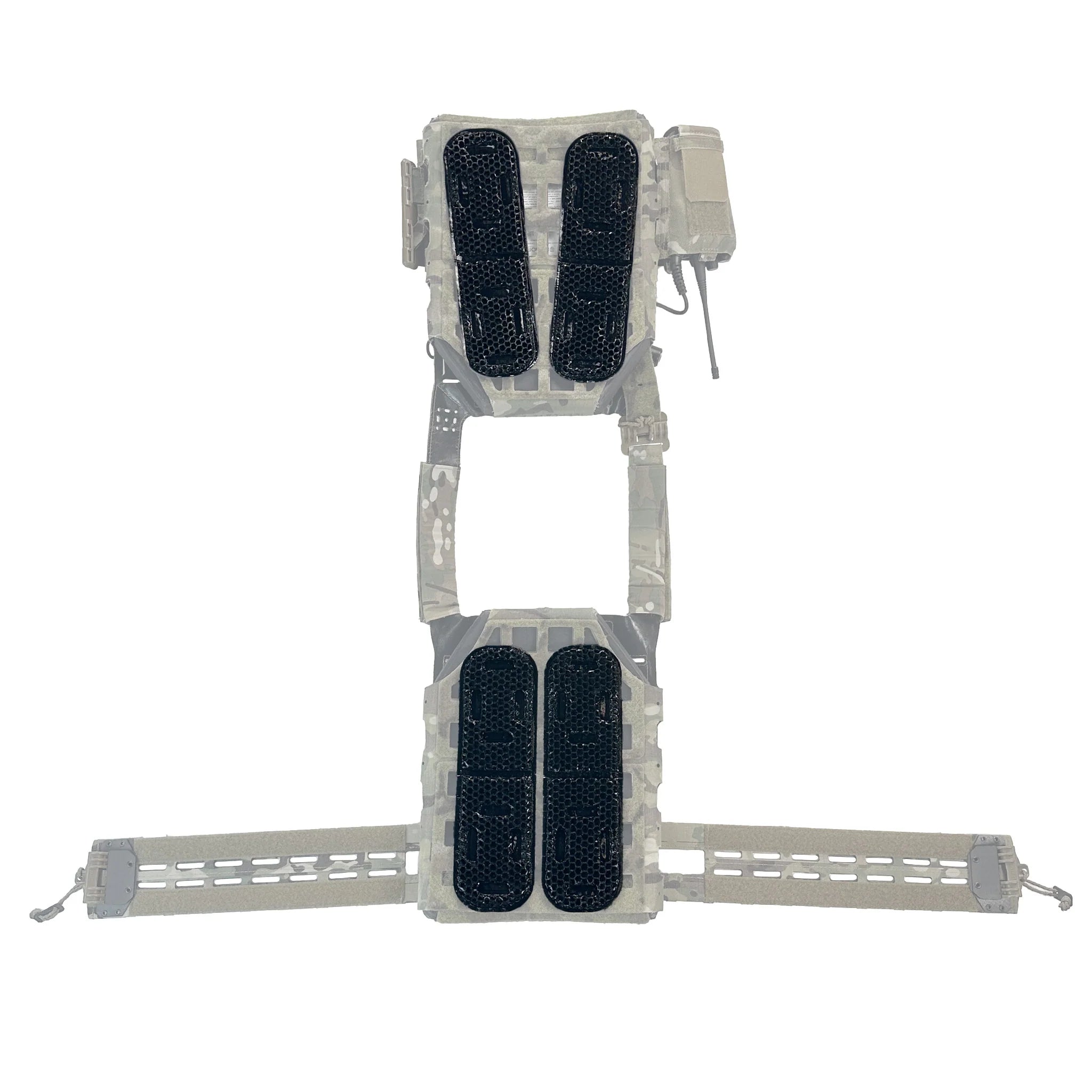 QORE PERFORMANCE® ICEVENTS® Classic Plate Carrier Ventilation Pontoons - 4 Pack